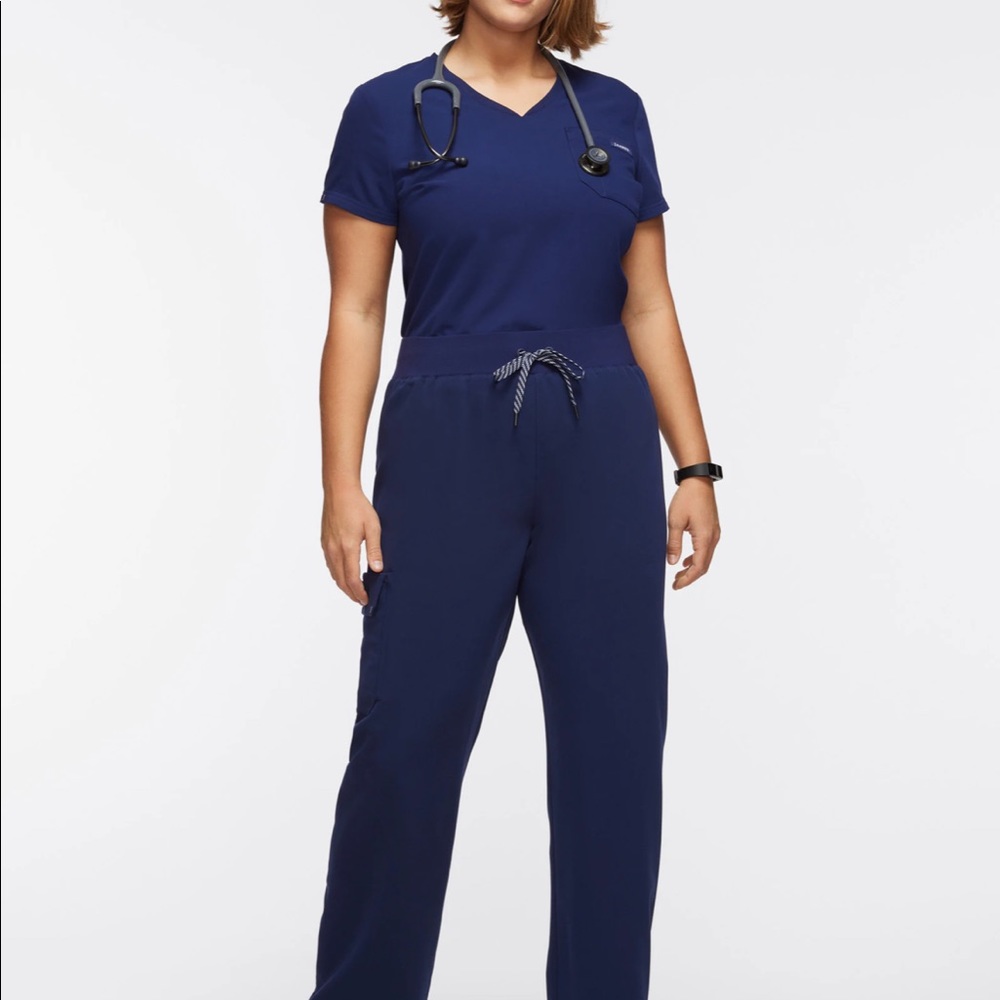 jaanuu navy scrub set